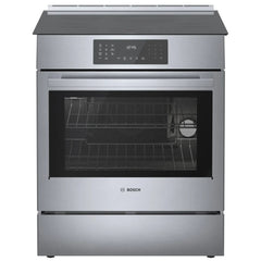 Bosch 800 Series HII8057C Induction Range, 4.6 cu. ft. Capacity, 30 inch Exterior Width, True Convection, 4 Burners, Warming Drawer, Self Clean, 3,700 W Highest Element, Stainless Steel colour