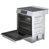 Bosch 800 Series HII8057C Induction Range, 4.6 cu. ft. Capacity, 30 inch Exterior Width, True Convection, 4 Burners, Warming Drawer, Self Clean, 3,700 W Highest Element, Stainless Steel colour