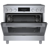 Bosch 800 Series HIS8655C Induction Range, 3.7 cu. ft. Capacity, 36 inch Exterior Width, True Convection, 5 Burners, Manual Clean, 5,500 W Highest Element, Stainless Steel colour