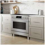 Bosch 800 Series HIS8655C Induction Range, 3.7 cu. ft. Capacity, 36 inch Exterior Width, True Convection, 5 Burners, Manual Clean, 5,500 W Highest Element, Stainless Steel colour