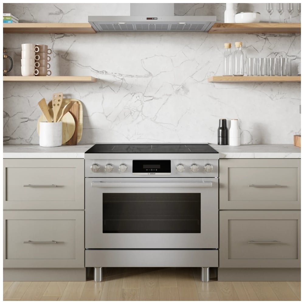 800 Series, Induction Freestanding Ranges, Stainless Steel HIS8655C