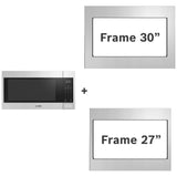 Bosch 300 Series HMB30155UC Microwave, 24 inch Exterior Width, 2.1 cu. ft. Capacity, 1,000 W Watts, Convection, Stainless Steel Interior, Stainless Steel colour