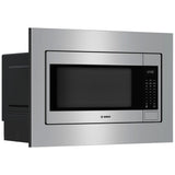 Bosch 300 Series HMB30155UC Microwave, 24 inch Exterior Width, 2.1 cu. ft. Capacity, 1,000 W Watts, Convection, Stainless Steel Interior, Stainless Steel colour