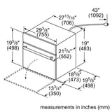 Bosch 500 Series HMB50152UC Built In Microwave, 30 inch Exterior Width, 1.6 cu. ft. Capacity, 950 W Watts, Stainless Steel Interior, Stainless Steel colour