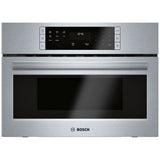 Bosch 500 Series HMB57152UC Built In Microwave, 27 inch Exterior Width, 1.6 cu. ft. Capacity, 950 W Watts, Stainless Steel Interior, Stainless Steel colour