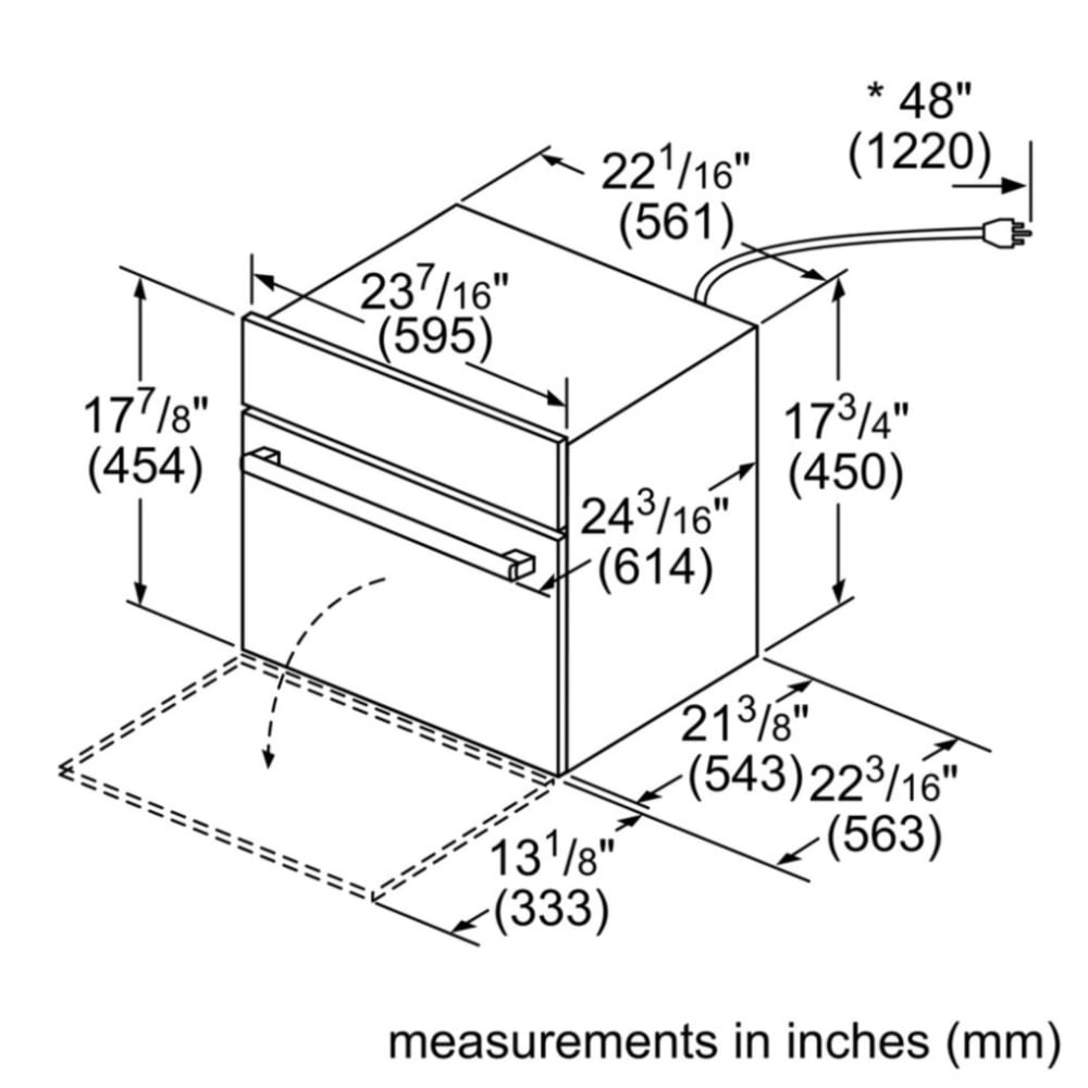 500 Series, Speed Oven, 24'', Stainless Steel HMC54151UC