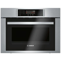 Bosch 500 Series HMC54151UC Single Built In Microwave Speed Oven, 24 inch Exterior Width, 1.6 cu. ft. Capacity, 1,000 W Watts, Convection, Stainless Steel Interior, Stainless Steel colour