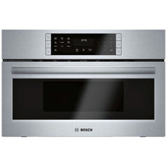 Bosch 800 Series HMC80152UC Built In Microwave Speed Oven, 30 inch Exterior Width, 1.6 cu. ft. Capacity, 1,000 W Watts, Convection, Stainless Steel Interior, Stainless Steel colour