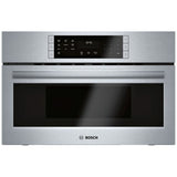 Bosch 800 Series HMC80252UC Built In Microwave Speed Oven, 30 inch Exterior Width, 1.6 cu. ft. Capacity, 1,000 W Watts, Convection, Stainless Steel Interior, Stainless Steel colour