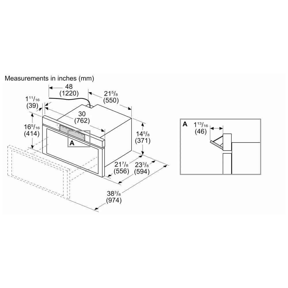 800 Series, Drawer Microwave, 30'', Stainless Steel HMD8054UC