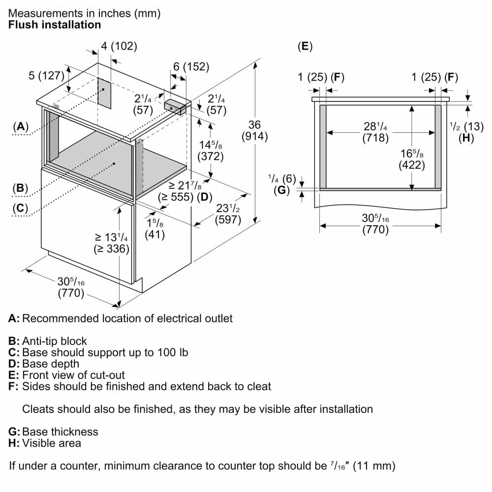 800 Series, Drawer Microwave, 30'', Stainless Steel HMD8054UC