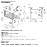 Bosch 800 Series HMD8054UC Microwave Drawer, 30 inch Exterior Width, 1.2 cu. ft. Capacity, 950 W Watts, Stainless Steel Interior, Stainless Steel colour