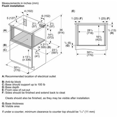 800 Series, Drawer Microwave, 30'', Stainless Steel HMD8054UC