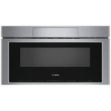 Bosch 800 Series HMD8054UC Microwave Drawer, 30 inch Exterior Width, 1.2 cu. ft. Capacity, 950 W Watts, Stainless Steel Interior, Stainless Steel colour