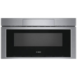 Bosch 800 Series HMD8054UC Microwave Drawer, 30 inch Exterior Width, 1.2 cu. ft. Capacity, 950 W Watts, Stainless Steel Interior, Stainless Steel colour