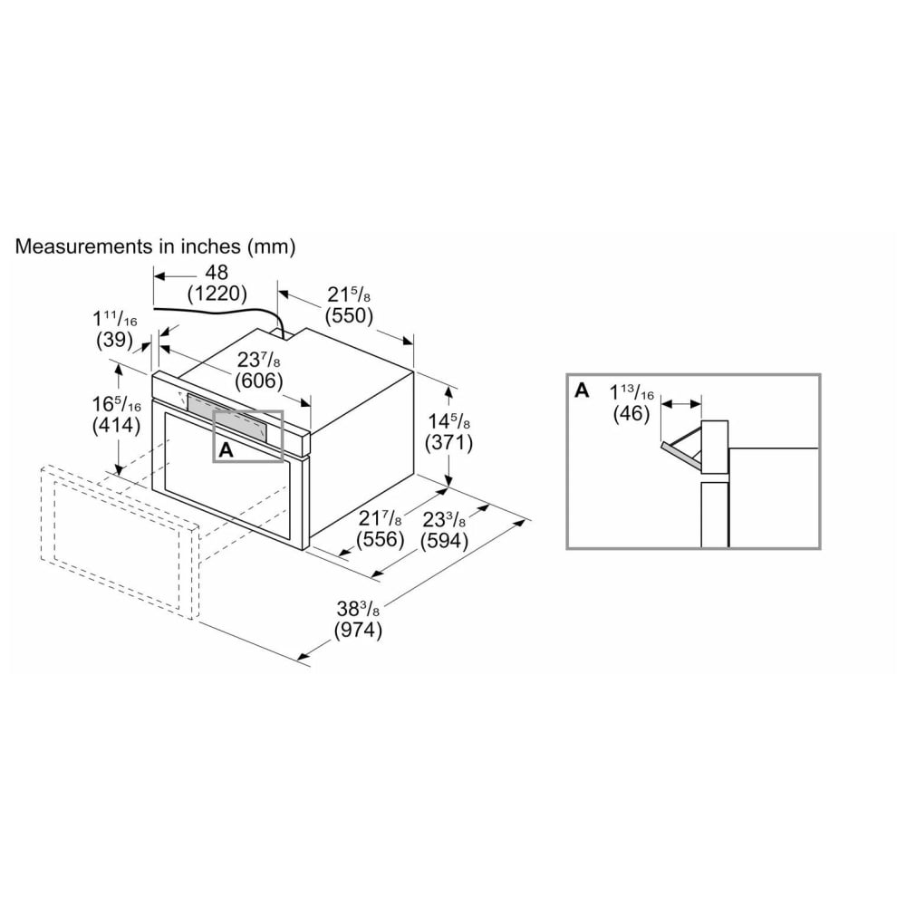 Bosch HMD8454UC 800 Series Drawer Microwave 24'' Stainless Steel