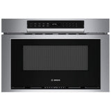 Bosch 800 Series HMD8454UC Microwave Drawer, 24 inch Exterior Width, 1.2 cu. ft. Capacity