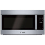 Bosch 500 Series HMV5053C Over the Range Microwave, 30 inch Exterior Width, 2.1 cu. ft. Capacity, 385 CFM, 1,100 W Watts, LED, Stainless Steel colour