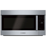 Bosch 500 Series HMV5053C Over the Range Microwave, 30 inch Exterior Width, 2.1 cu. ft. Capacity, 385 CFM, 1,100 W Watts, LED, Stainless Steel colour