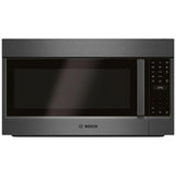Bosch 800 Series HMV8044C Over the Range Microwave, 30 inch Exterior Width, 1.8 cu. ft. Capacity, 385 CFM, Convection, 1,100 W Watts, Stainless Steel Interior, LED, Black Stainless Steel colour