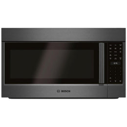 Bosch 800 Series HMV8044C Over the Range Microwave, 30 inch Exterior Width, 1.8 cu. ft. Capacity, 385 CFM, Convection, 1,100 W Watts, Stainless Steel Interior, LED, Black Stainless Steel colour