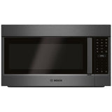 Bosch 800 Series HMV8044C Over the Range Microwave, 30 inch Exterior Width, 1.8 cu. ft. Capacity, 385 CFM, Convection, 1,100 W Watts, Stainless Steel Interior, LED, Black Stainless Steel colour