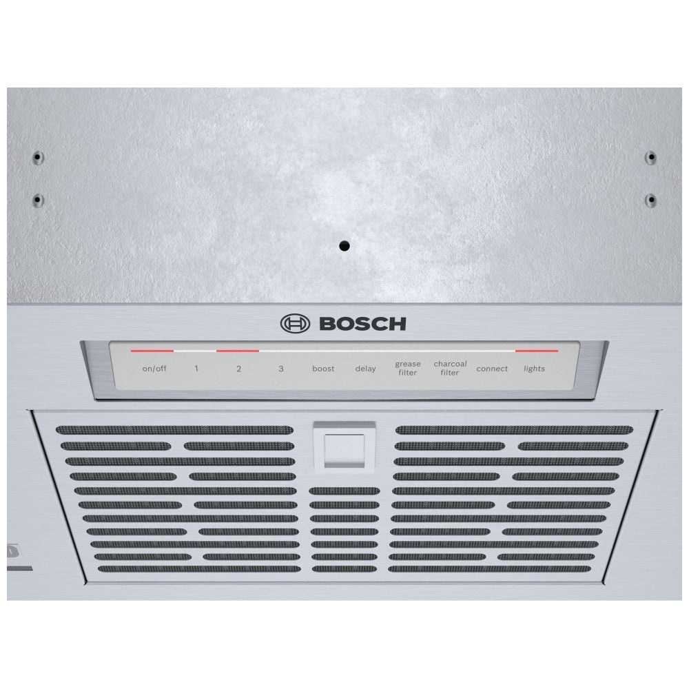 Bosch 300 Series HUI34253UC Cabinet Insert, 24 inch Exterior Width, 300 CFM, LED, Aluminum Mesh Filter, Stainless Steel colour