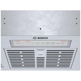 Bosch 300 Series HUI34253UC Cabinet Insert, 24 inch Exterior Width, 300 CFM, LED, Aluminum Mesh Filter, Stainless Steel colour
