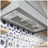 Bosch 300 Series HUI36253UC Cabinet Insert, 36 inch Exterior Width, 300 CFM, LED, Aluminum Mesh Filter, Stainless Steel colour