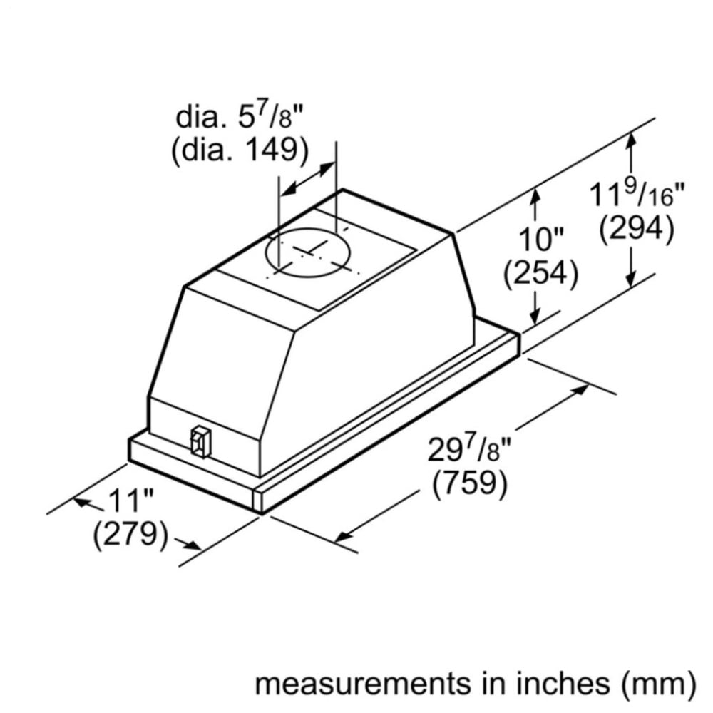 500 Series, Under Cabinet Range Hoods, 30", Stainless Steel HUI50351UC