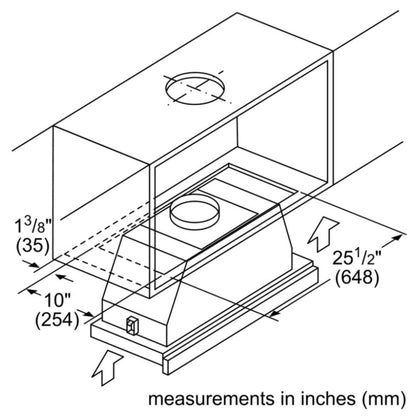 500 Series, Under Cabinet Range Hoods, 30", Stainless Steel HUI50351UC
