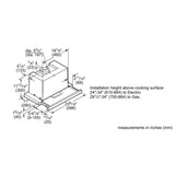 Bosch 500 Series HUI54452UC Range Hood, 24 inch Exterior Width, Under-Cabinet, 400 CFM, Halogen , Aluminum Mesh Filter, Stainless Steel colour