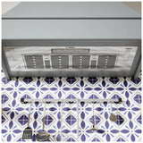 Bosch 800 Series HUI86553UC Cabinet Insert, 36 inch Exterior Width, 600 CFM, Stainless Steel colour