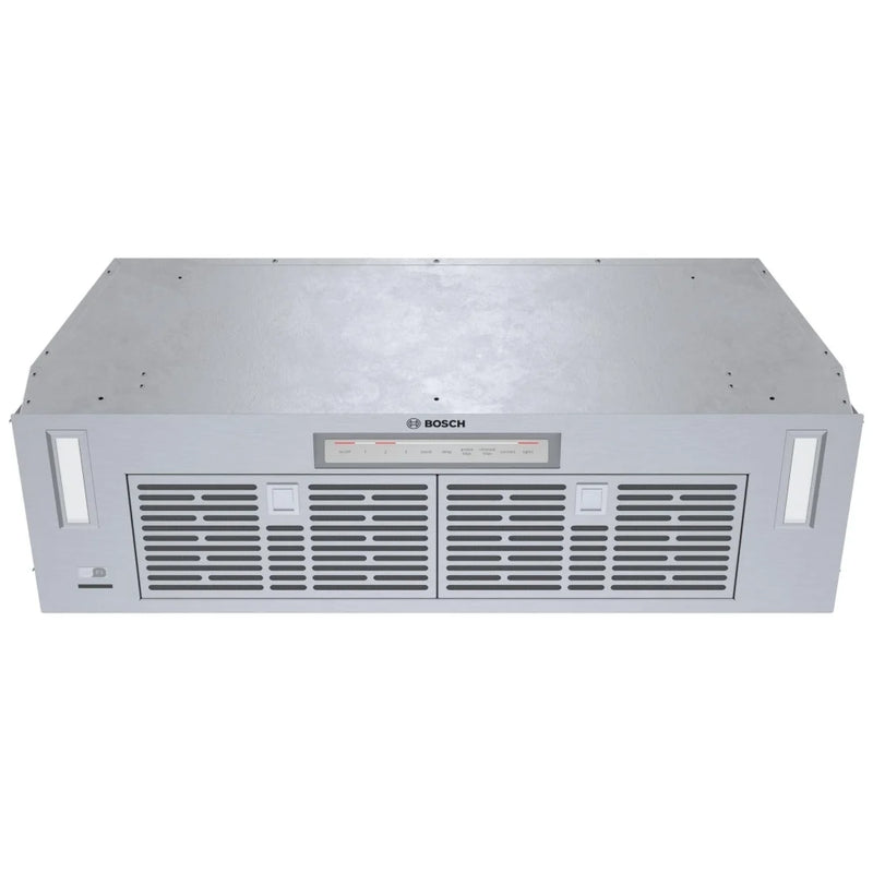 Bosch 800 Series HUI86553UC Cabinet Insert, 36 inch Exterior Width, 600 CFM, LED, Aluminum Mesh Filter, Stainless Steel colour