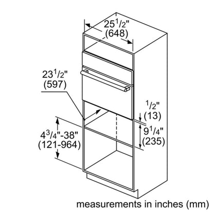Bosch 500 Series 27" Warming Drawer HWD5751UC