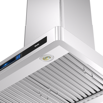 Hamburg 1000CFM 30''Stainless Steel Wall Mount Voice Control DC Motor Range Hoods