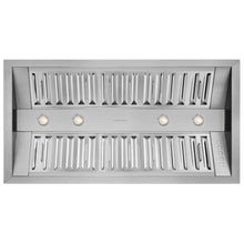 Hauslane IN-R300SS-46 Cabinet Insert, 500 CFM, LED, Baffle Filter, Stainless Steel colour