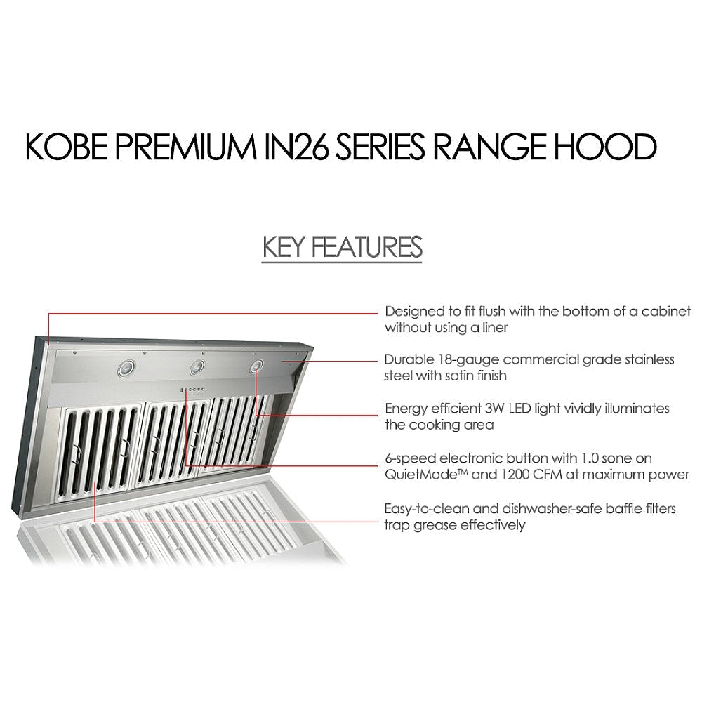 Kobe IN2636SQB-1200-1 Cabinet Insert