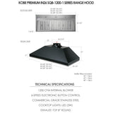 Kobe IN2636SQB-1200-1 Cabinet Insert