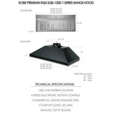 Kobe IN2648SQB-1200-1 Cabinet Insert