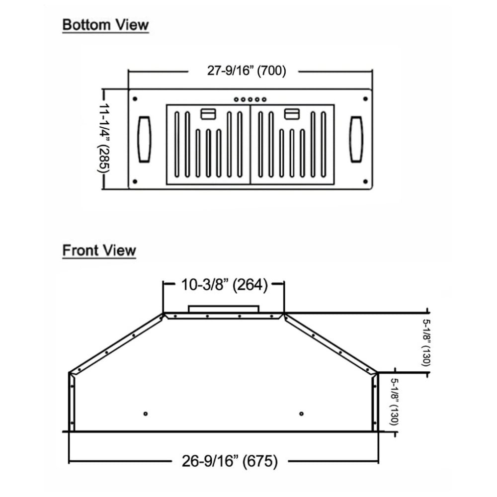 Kobe IN2830SQB-XX Cabinet Insert