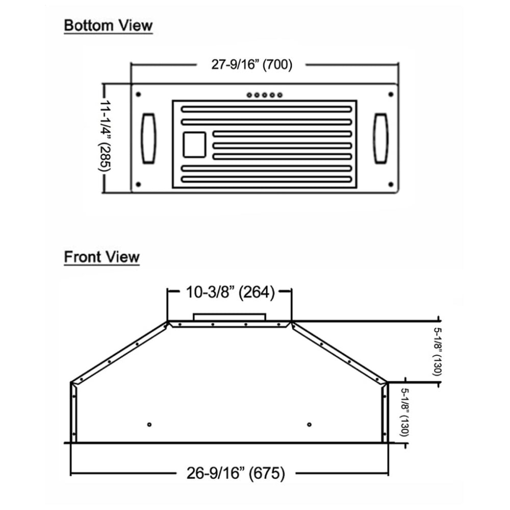 Kobe IN2830SQB-XX Cabinet Insert