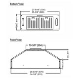 Kobe IN2836SQP-XX Cabinet Insert airflow view