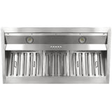 Kobe INX2636SQB-700-3 Range Hood interior view
