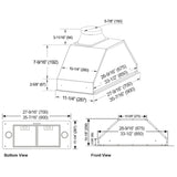 Kobe INX2730SQB-700-3 Cabinet Insert detail view