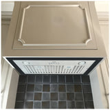 Kobe INX2930SQBF-500-2 Cabinet Insert, 30 inch Exterior Width, 550 CFM, 1.5, LED, Dishwasher Safe Filters, 3, Stainless Steel colour