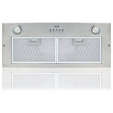 Kobe INX2930SQBF-500-2 Cabinet Insert, 30 inch Exterior Width, 550 CFM, 1.5, LED, Dishwasher Safe Filters, 3, Stainless Steel colour