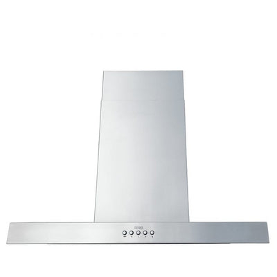 Kobe ISX2130SQB-2 Range Hood, 30 inch Exterior Width, Chimney, Island, 680 CFM