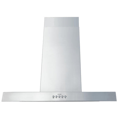 Kobe ISX2142SQB-DC37-2 Range Hood, 42 inch Exterior Width, Chimney, Island, 680 CFM