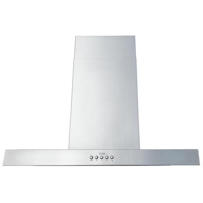 Kobe ISX2142SQB-DC37-2 Range Hood, 42 inch Exterior Width, Chimney, Island, 680 CFM
